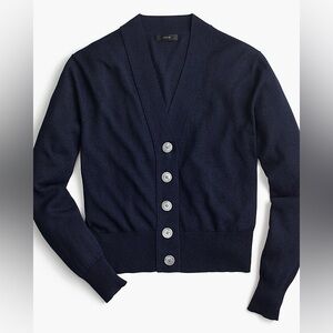 J. Crew Cropped Lightweight Cardigan Sweater